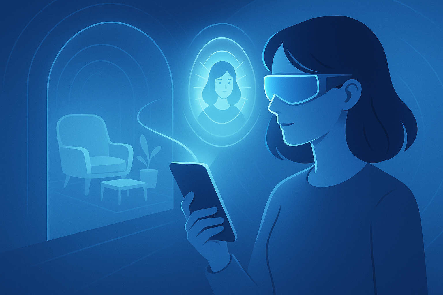 AR 沉浸式放松体验 - 概念图